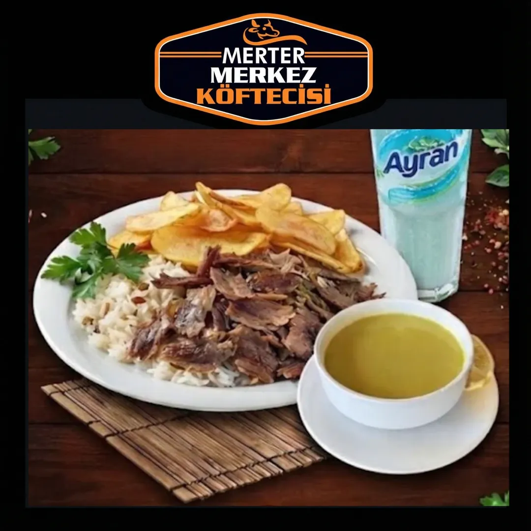 Çorba + Döner Porsiyon + Ayran