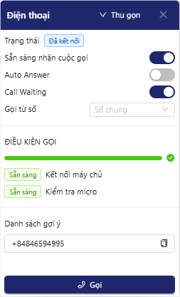 Nút Gọi