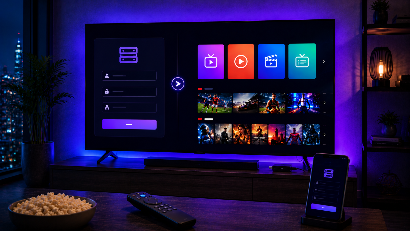 IPTV Smarters Pro Login mit Xtream Codes und IPTV Zugangsdaten