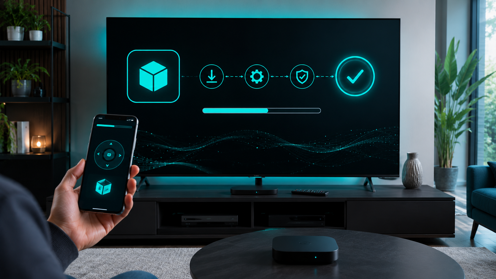 Flix IPTV Pro App auf Android TV installieren und öffnen