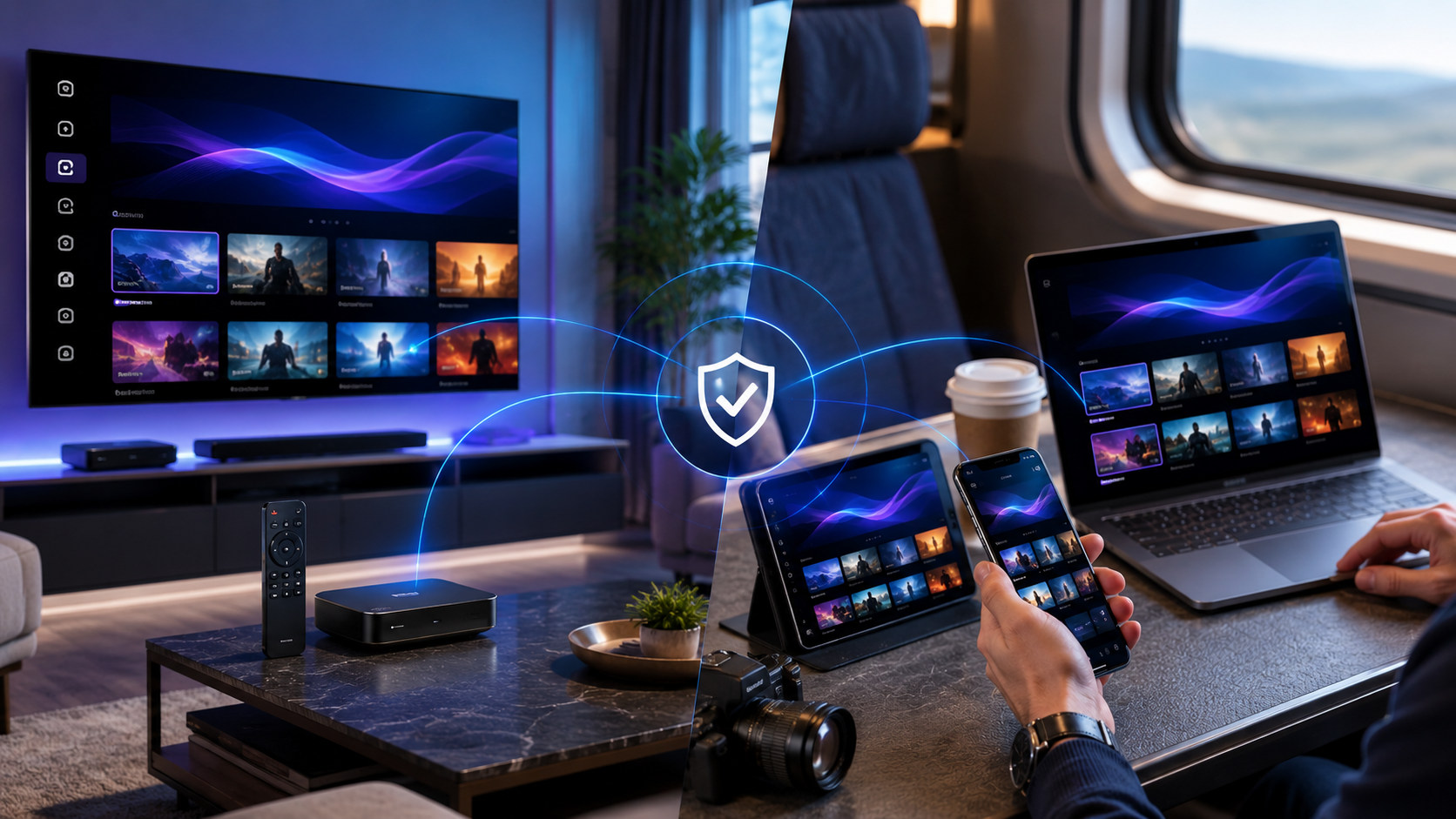 IPTV Abo für Zuhause und unterwegs auf verschiedenen Geräten nutzen