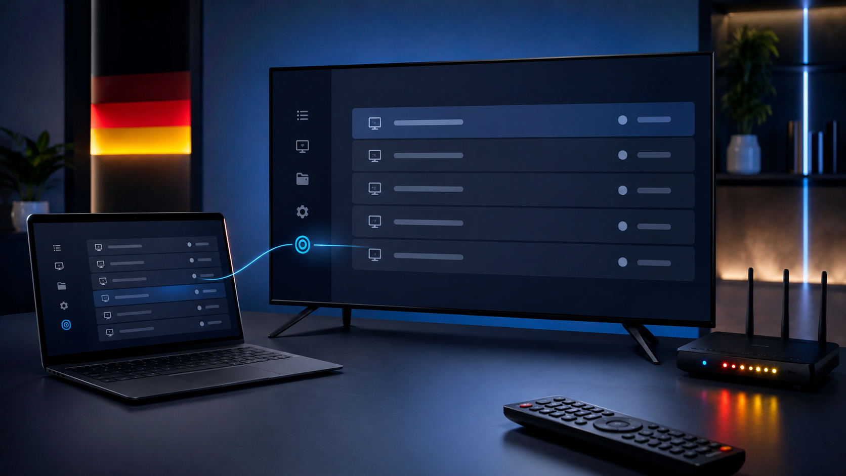 M3U Playlist im Deutschland IPTV Test auf Smart TV