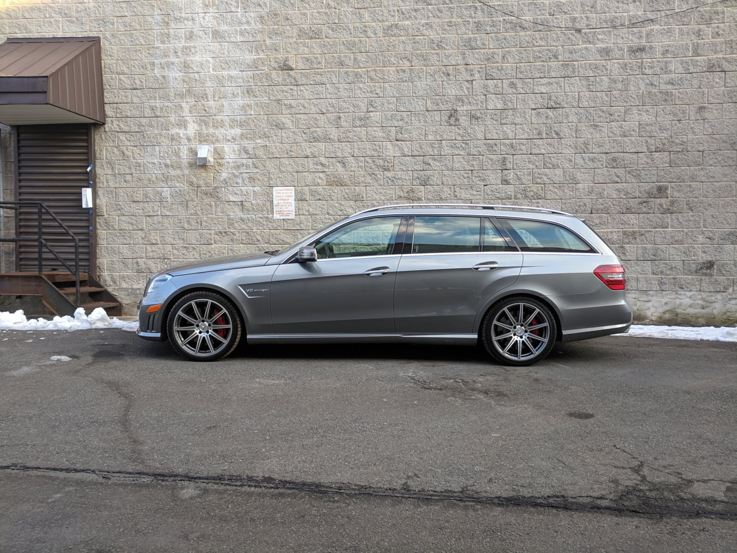 Gray E63 Wagon