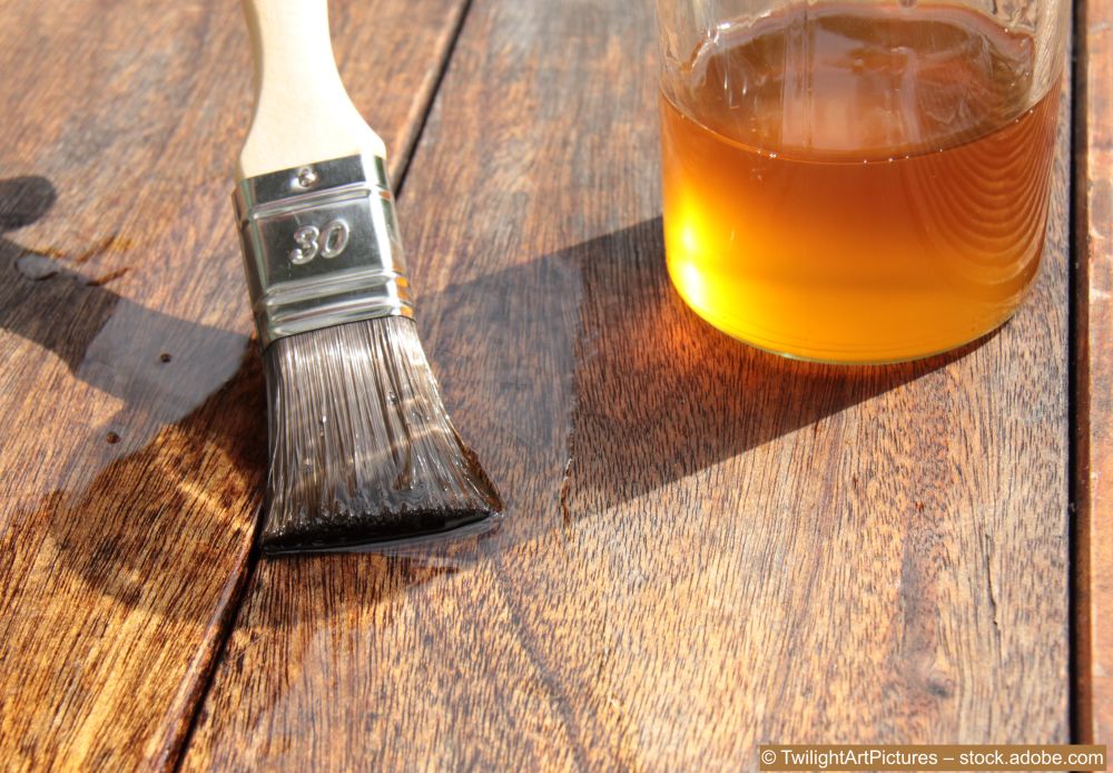 Les lambris sont lasurés