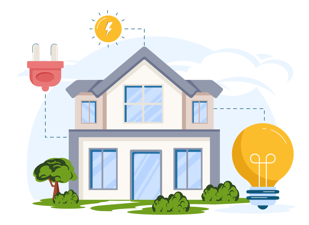 Einfamilienhaus mit Solaranlage