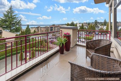 Balcon après un nettoyage professionnel