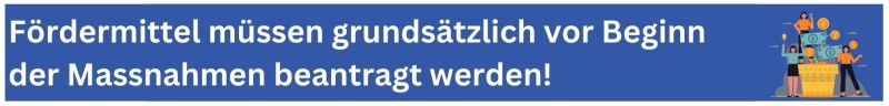 Beantragung von Fördermitteln