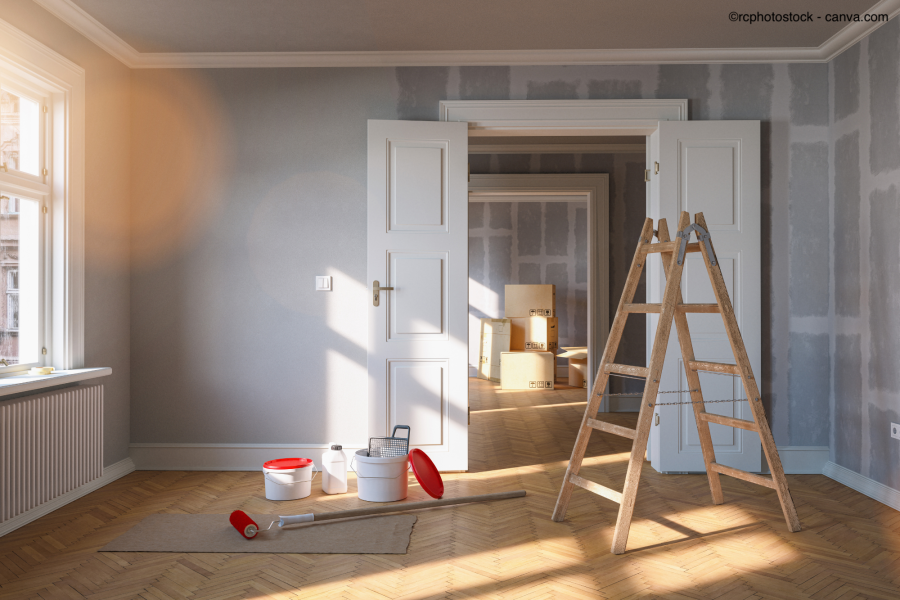 Faire enlever le papier peint et le faire peindre