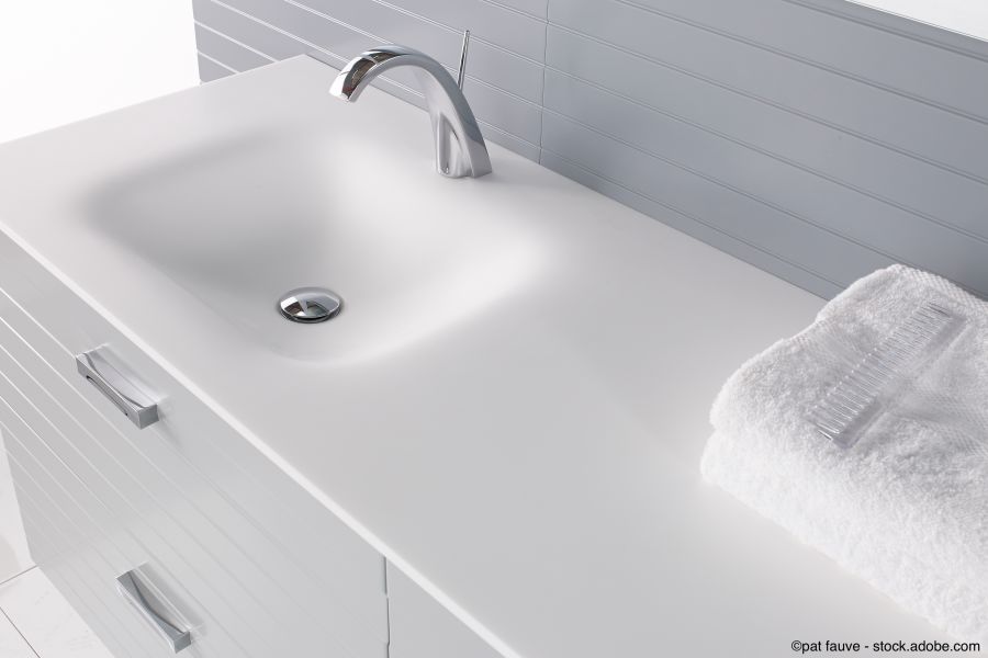 Lavabo moderne blanc