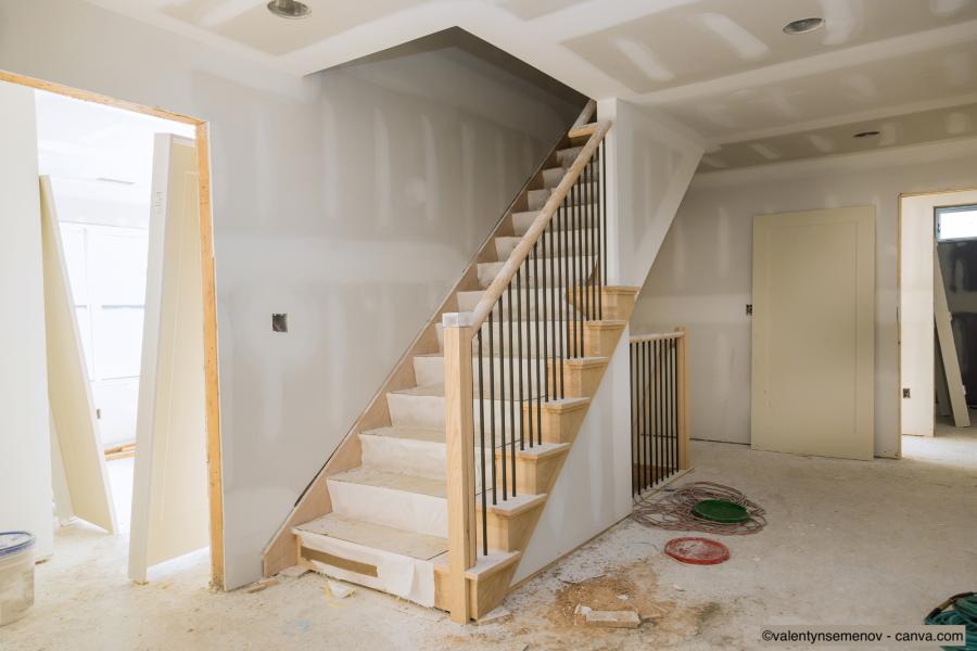 Umbau einer Holztreppe