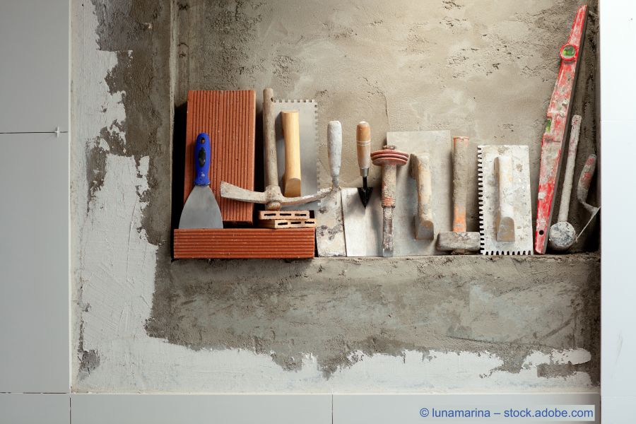 Outils de plâtrerie