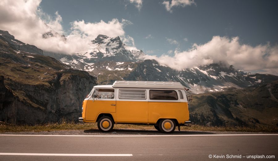 Alter Volkswagen Camper