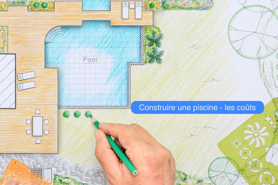 Croquis d'une piscine