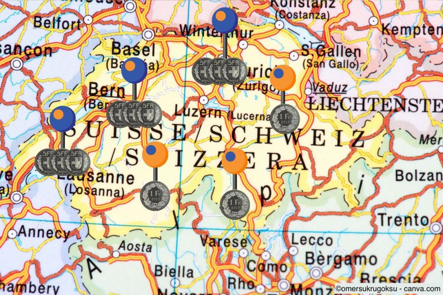 Standorte in der Schweiz
