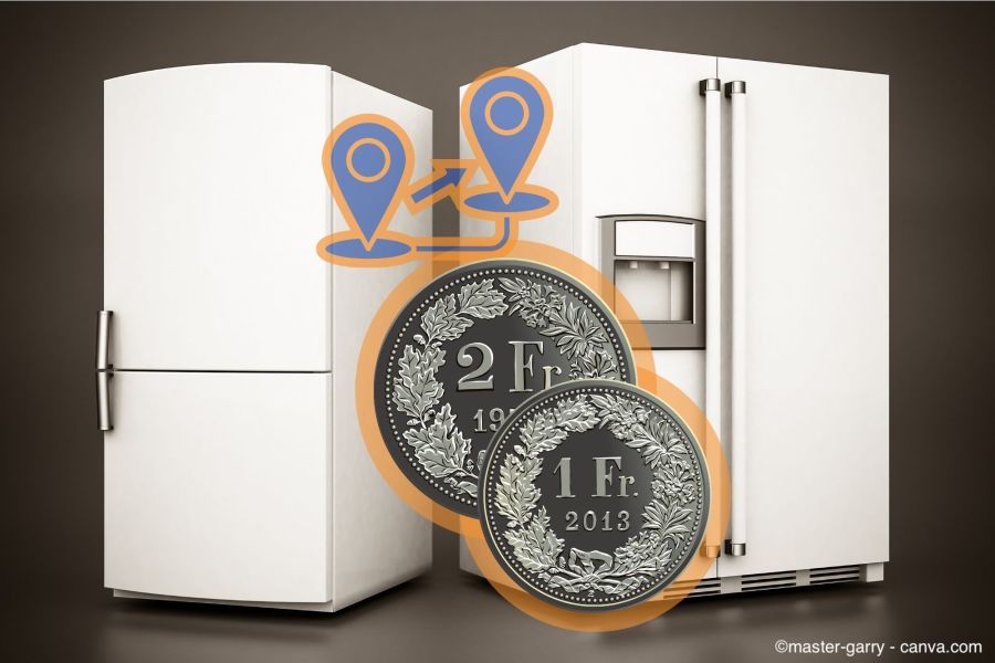 Kühlschrank transportieren in der Schweiz