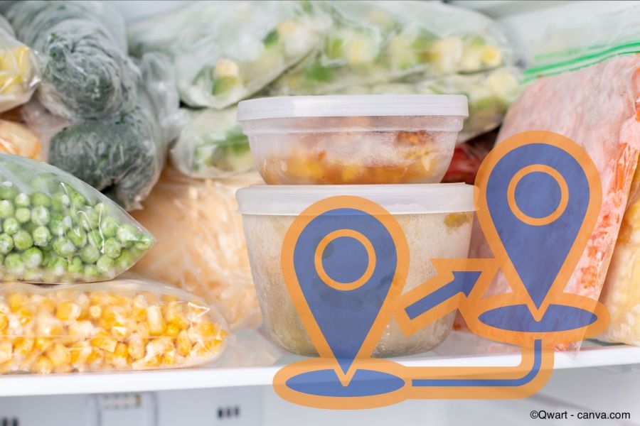 Ferntransport von Kühlschränken