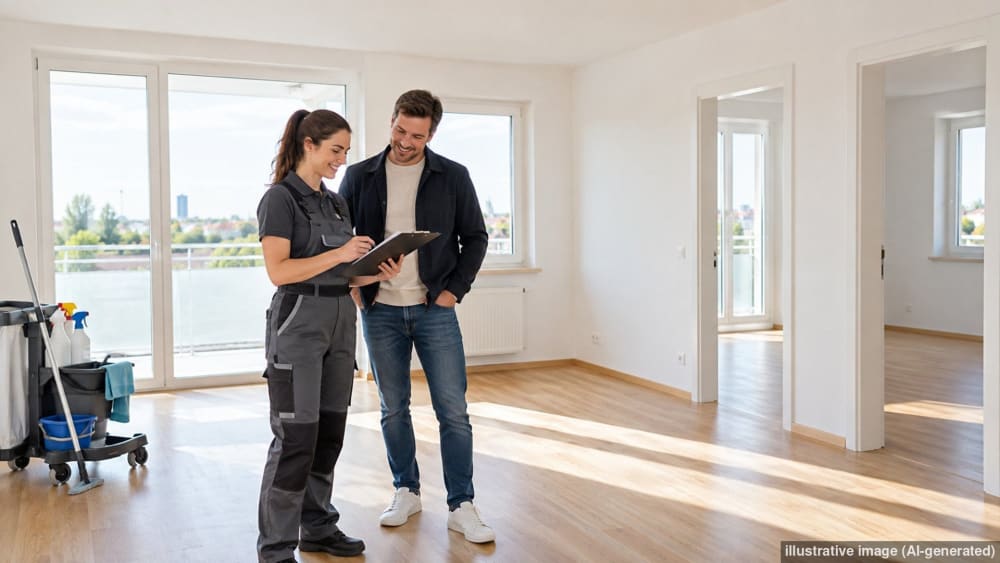 3-Zimmer-Wohnung reinigen mit Abnahmegarantie: Kosten und Tipps für die Abgabe