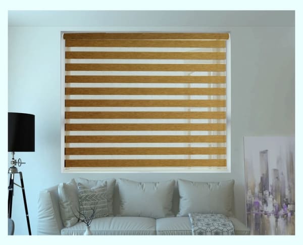 Zebra blind(color-gold)