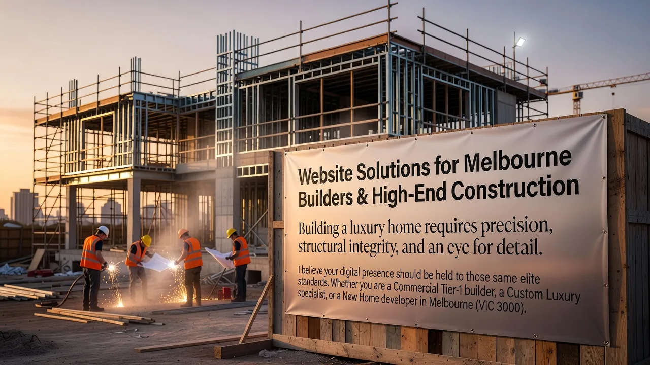 Website Solutions for Melbourne Builders & High-End Construction