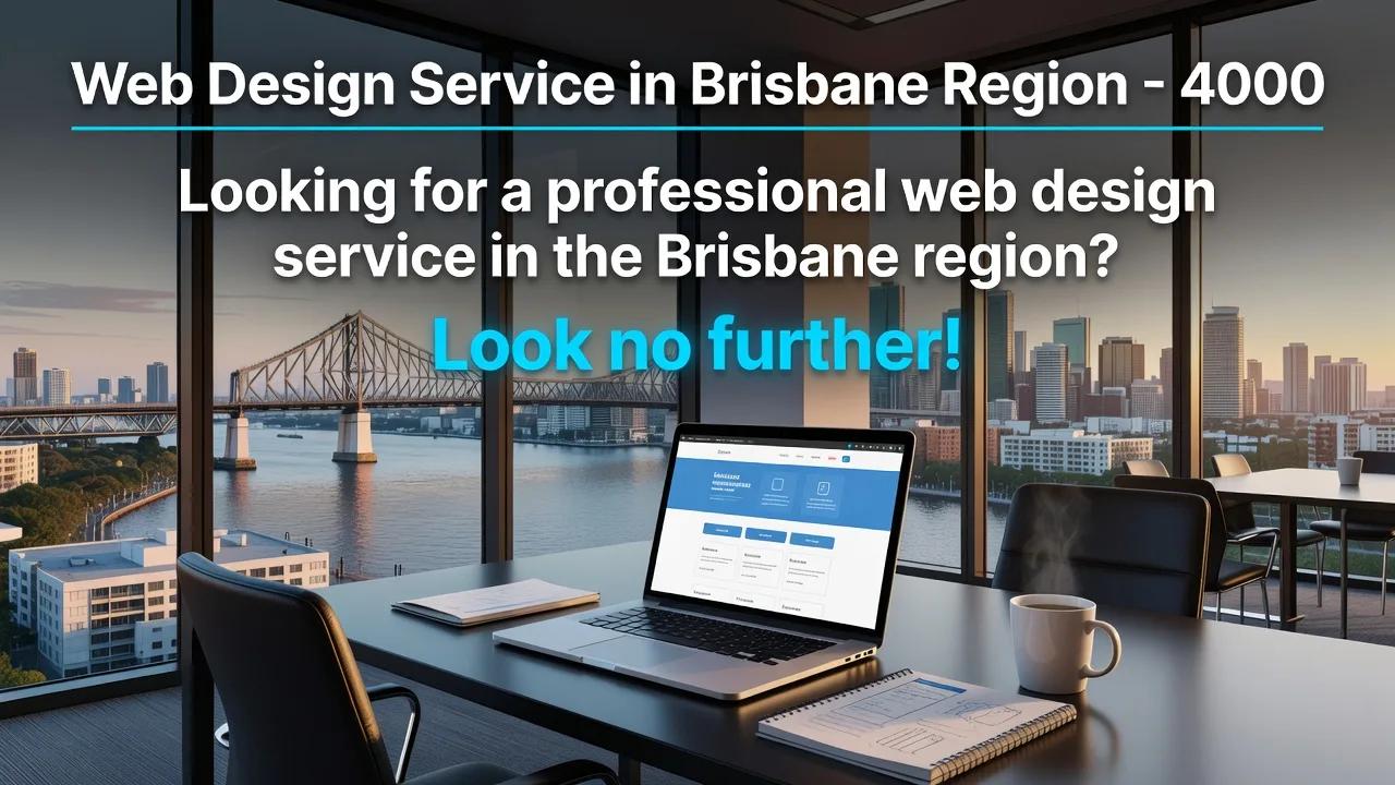 Web Design Service in Brisbane Region - 4000