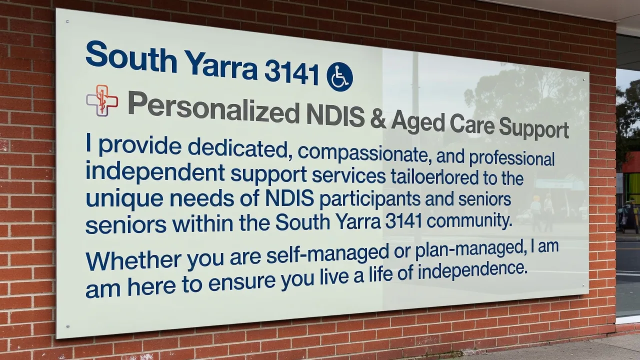 South Yarra 3141 ♿ | 🩺 Personalized NDIS & Aged Care Support