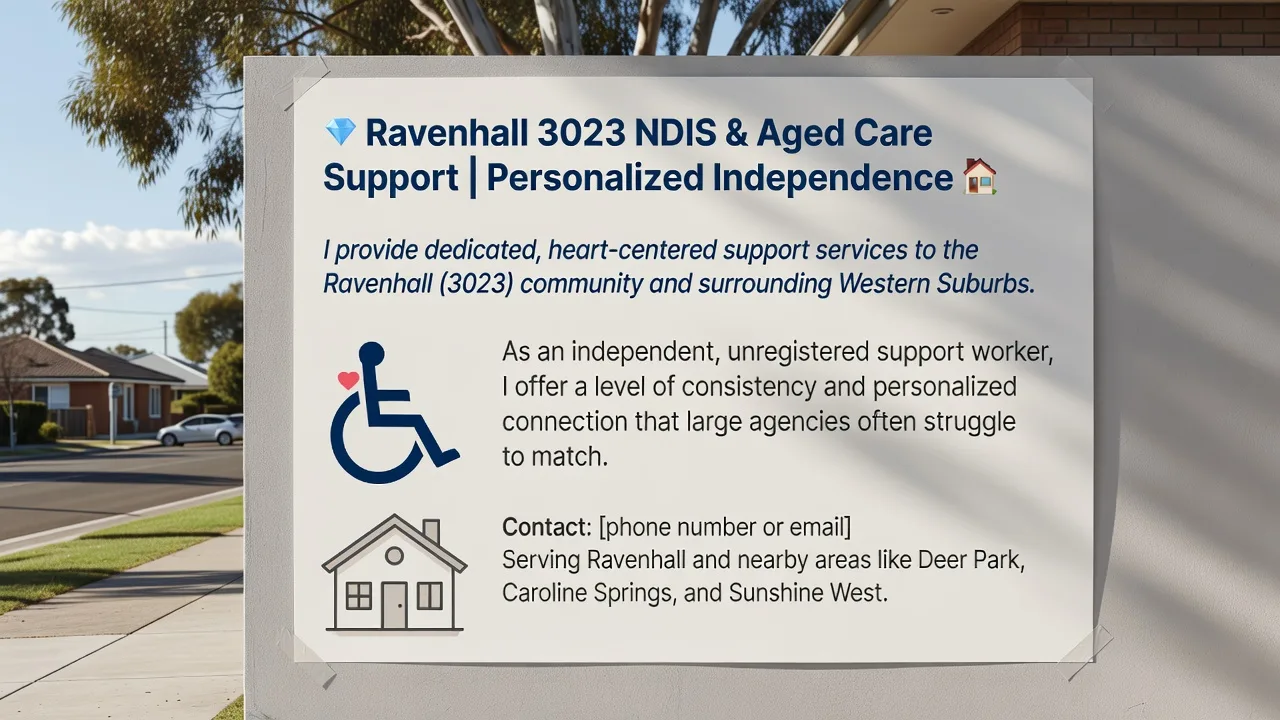 ♿ Ravenhall 3023 NDIS & Aged Care Support | Personalized Independence 🏠