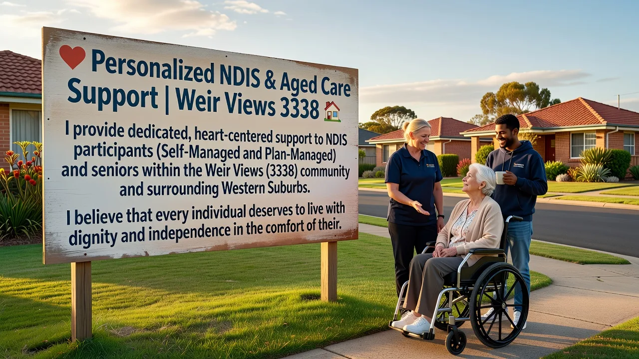 ♿ Personalized NDIS & Aged Care Support | Weir Views 3338 🏡