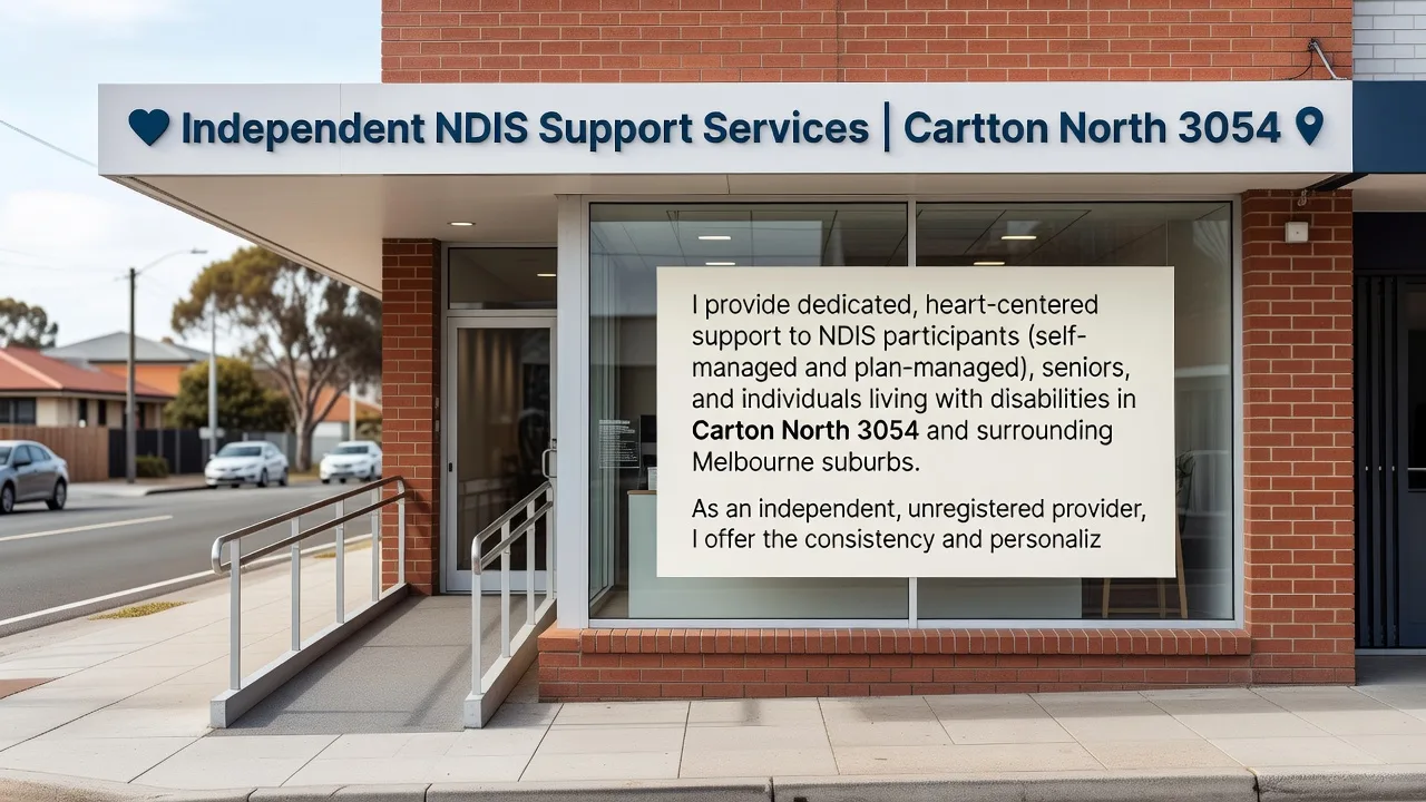 ♿ Independent NDIS Support Services | Carlton North 3054 📍