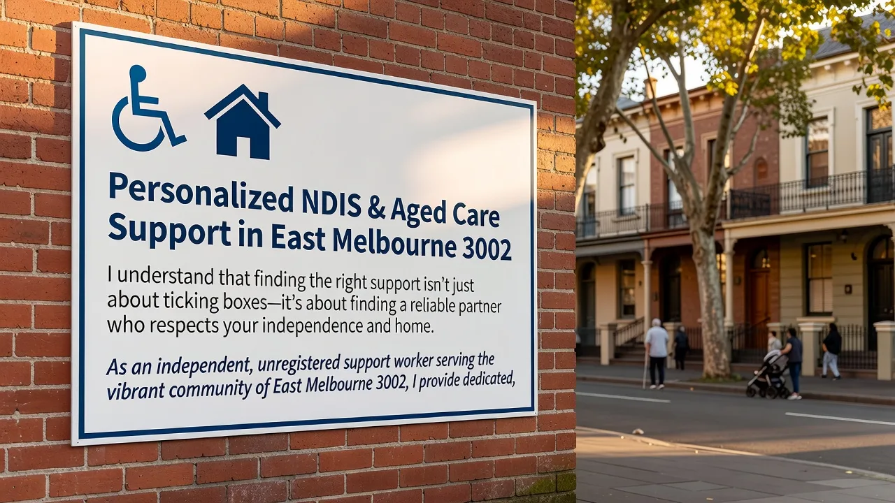 ♿ Personalized NDIS & Aged Care Support in East Melbourne 3002 🏠