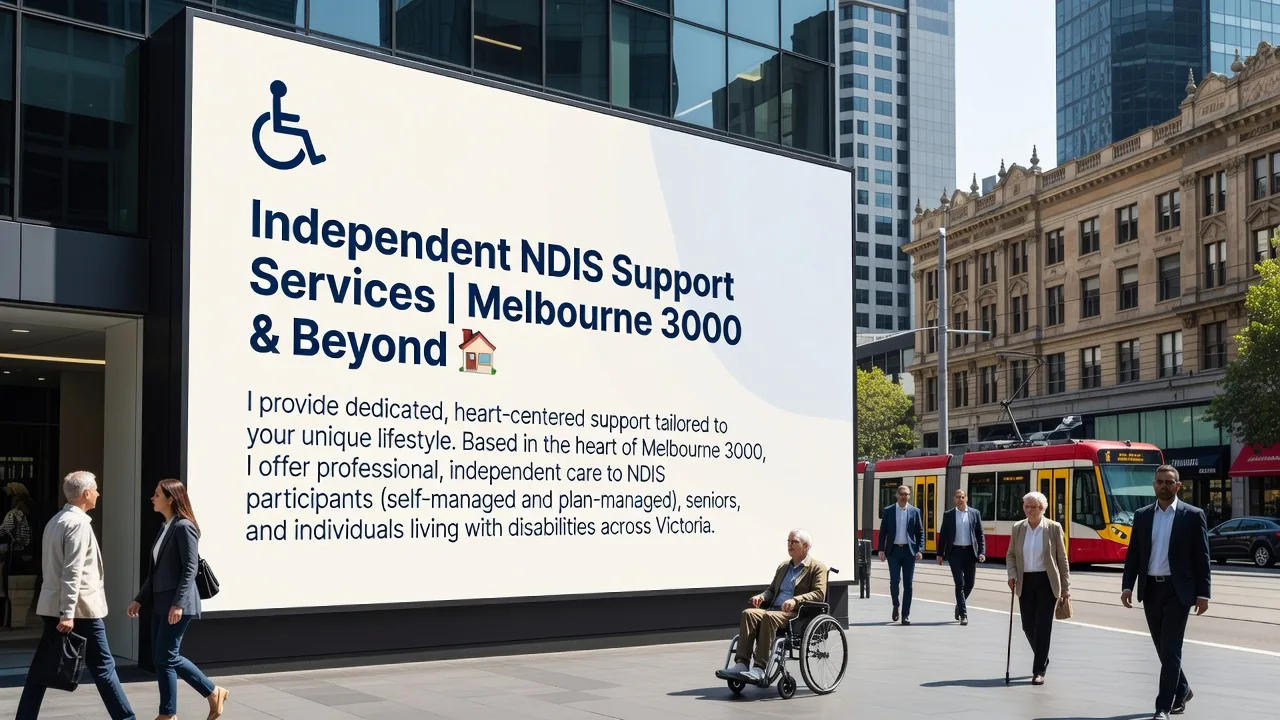 ♿ Independent NDIS Support Services | Melbourne 3000 & Beyond 🏠