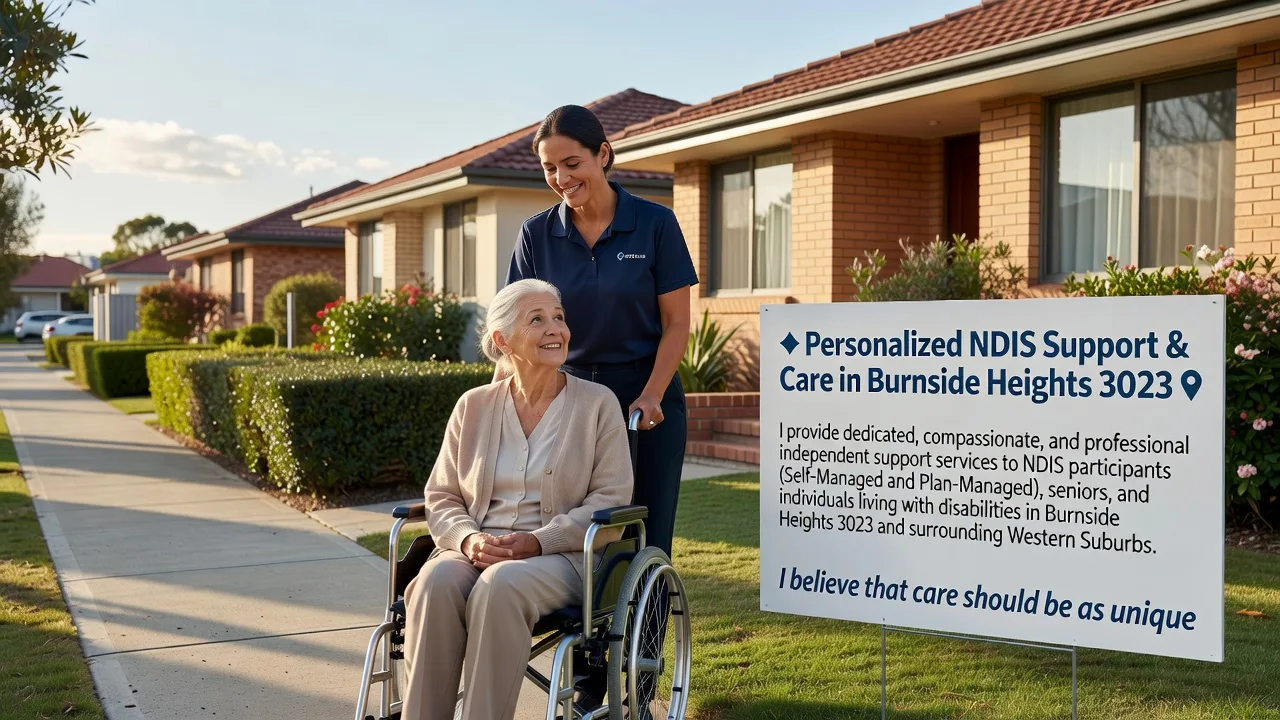 ♿ Personalized NDIS Support & Care in Burnside Heights 3023 📍