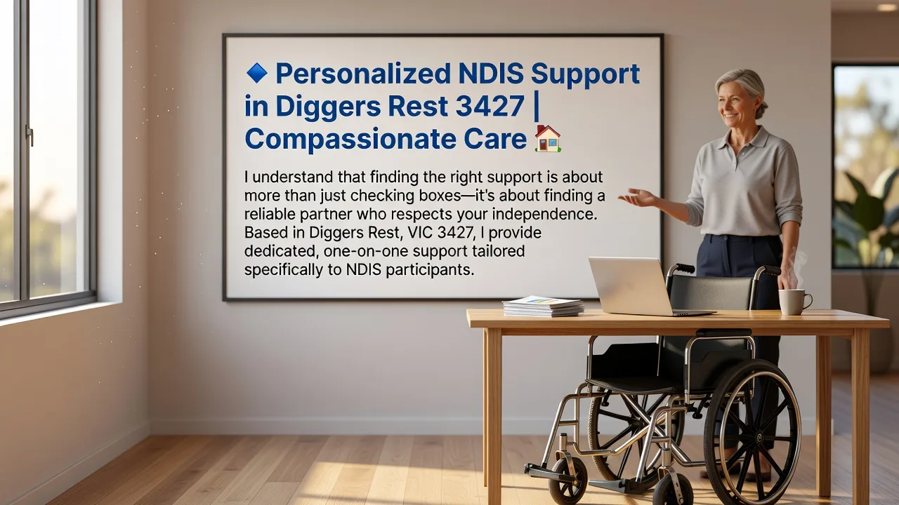 ♿️ Personalized NDIS Support in Diggers Rest 3427 | Compassionate Care 🏠