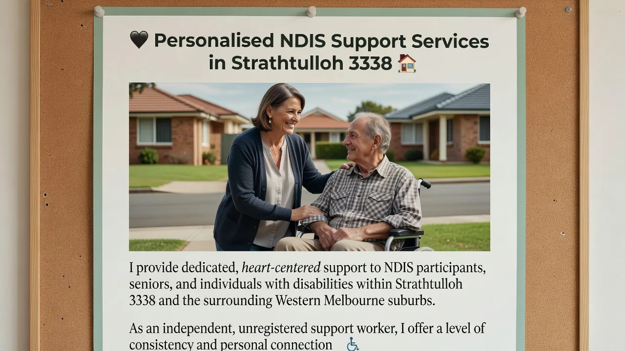 ♿️ Personalised NDIS Support Services in Strathtulloh 3338 🏡