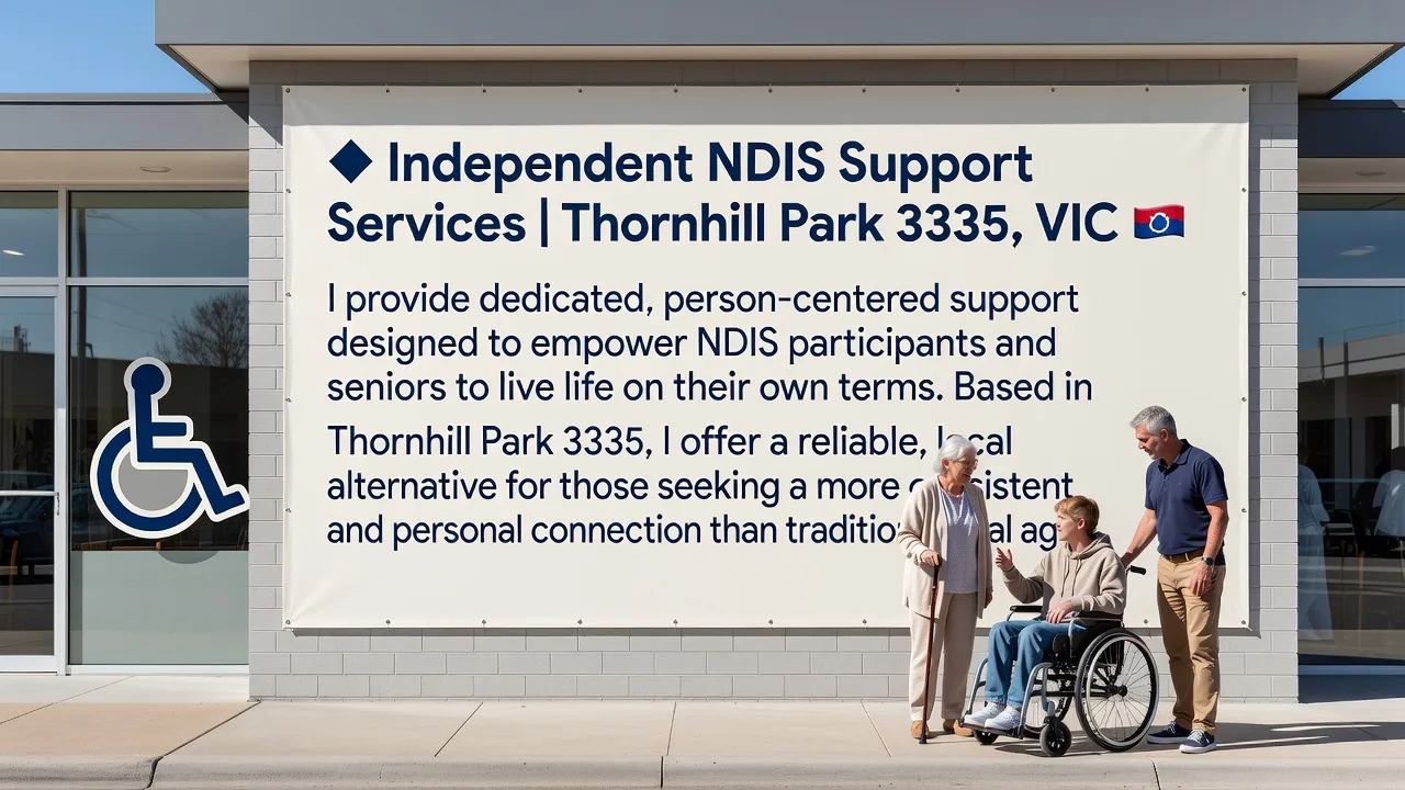 ♿ Independent NDIS Support Services | Thornhill Park 3335, VIC 🇦🇺