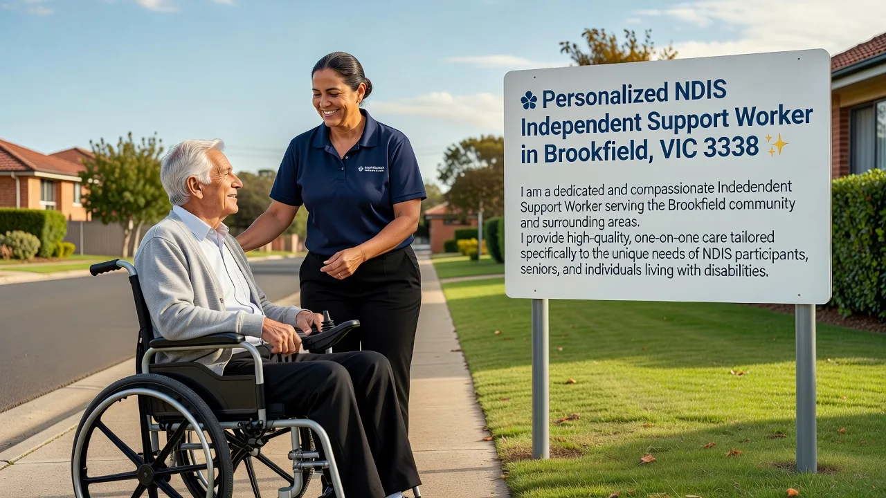 ♿ Personalized NDIS Independent Support Worker in Brookfield, VIC 3338 🌟
