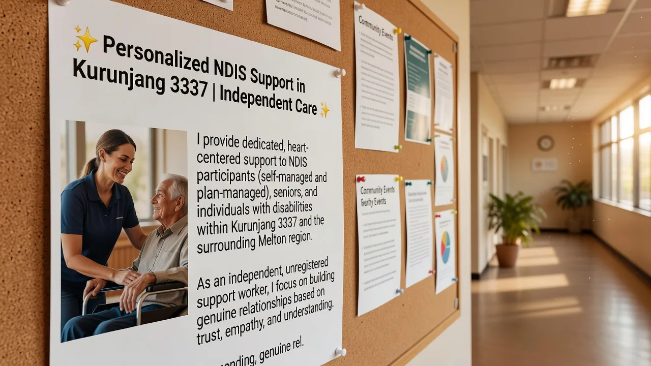 ♿ Personalized NDIS Support in Kurunjang 3337 | Independent Care 🌟