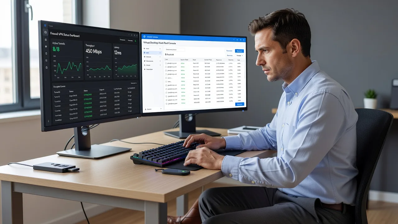 Secure VPN & Cloud Desktop Setup for Melbourne Hybrid Teams
