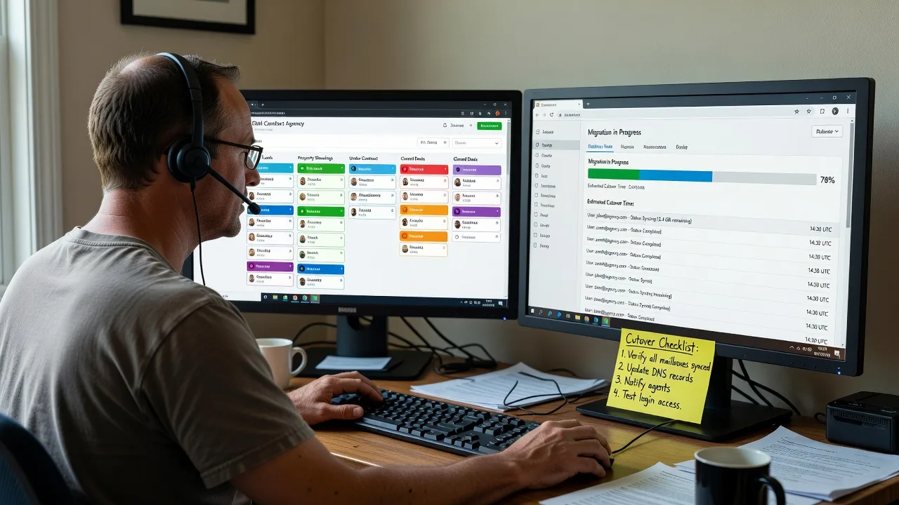 Real Estate CRM & Email Migration Remote Admin Melbourne