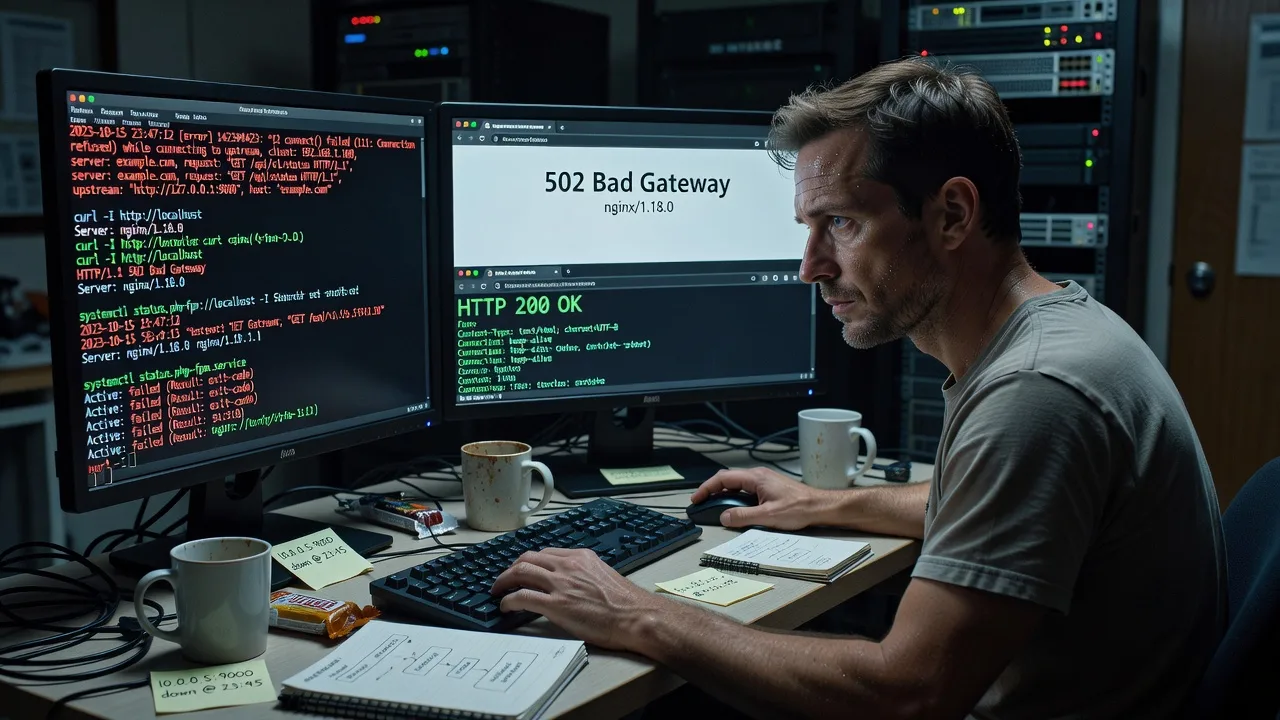 HTTP 502/504 Bad Gateway Fix — Remote Web Server Resuscitation
