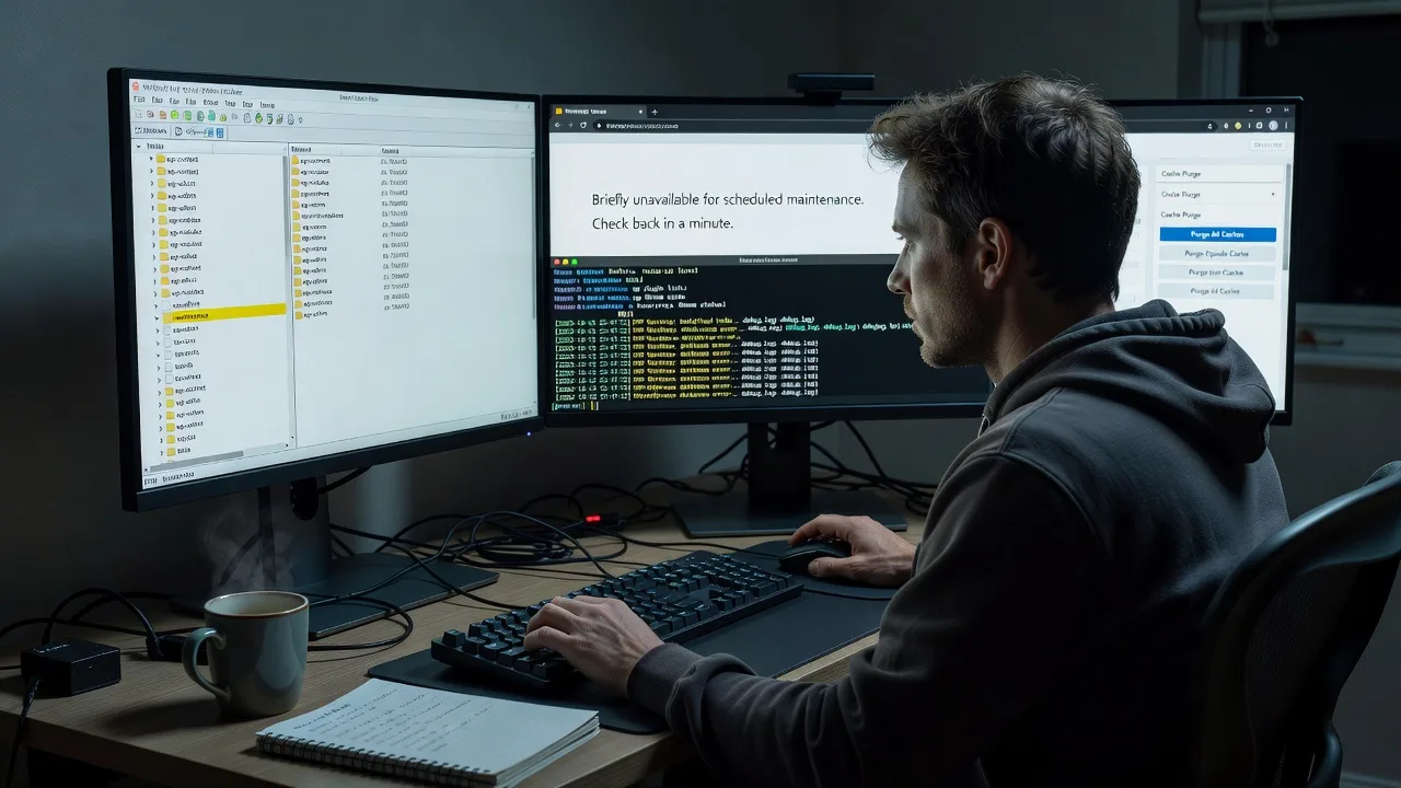 WordPress Maintenance Mode Loop Recovery — Remote Specialist