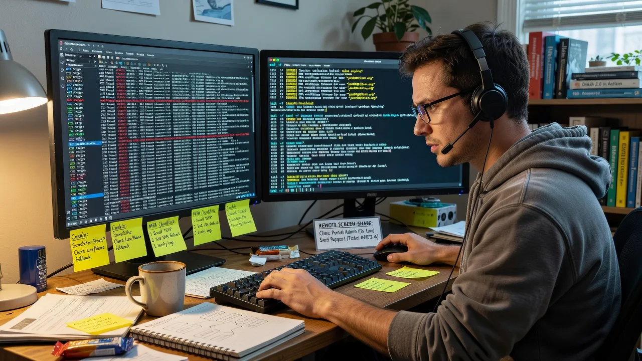Broken User Account Dashboard & Login Loop Repair — Remote