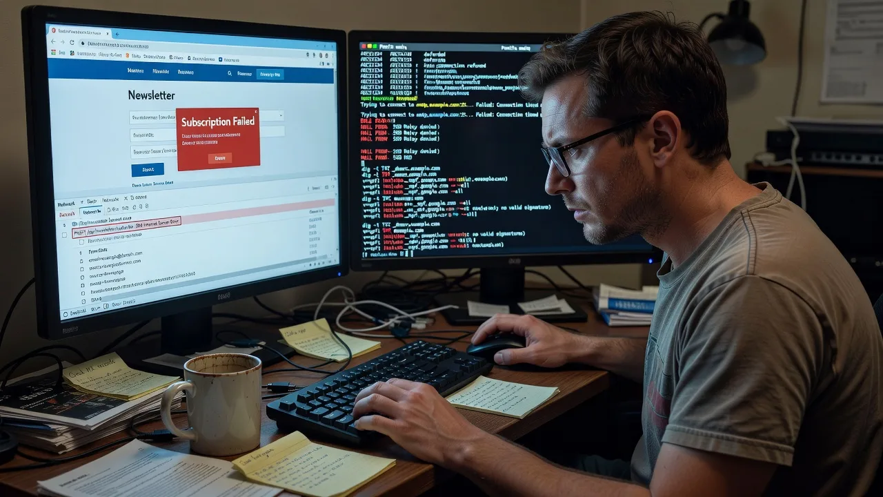 Newsletter Opt-in Popup & SMTP Mail Relay Fix — Australia
