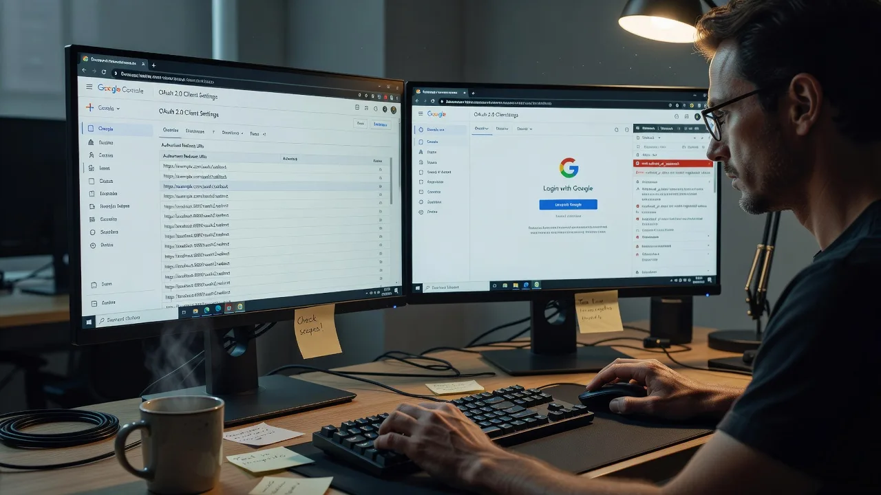 Google Login & Social OAuth Button Repair — Australia
