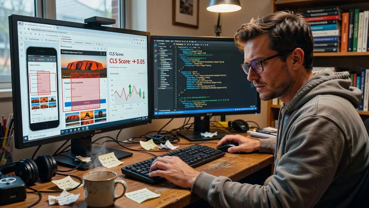 Core Web Vitals CLS Visual Bug Fix for Australia Sites