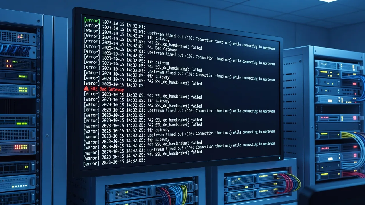 Fix HTTP 502/504 Bad Gateway Errors on Linux Web Servers