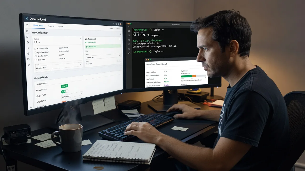 CyberPanel + OpenLiteSpeed Setup for WordPress Optimization