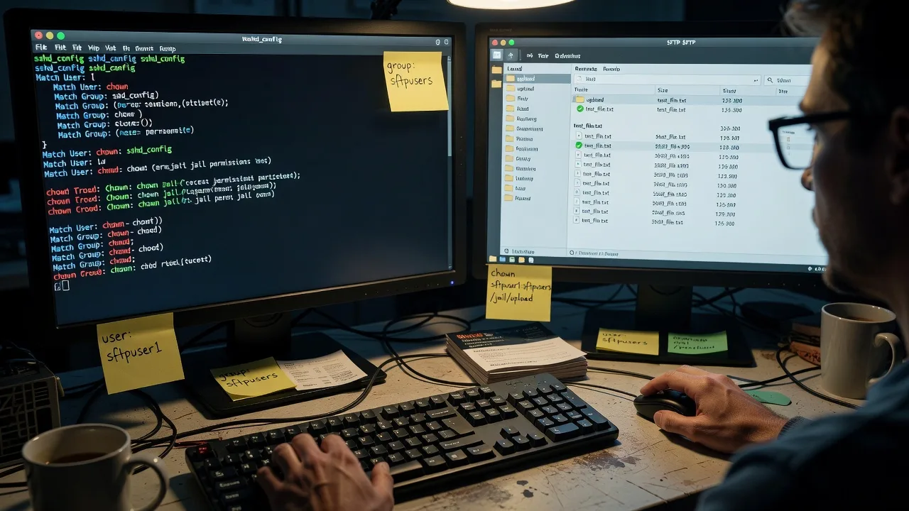 Ubuntu SFTP Setup & Secure User Permissions — Remote