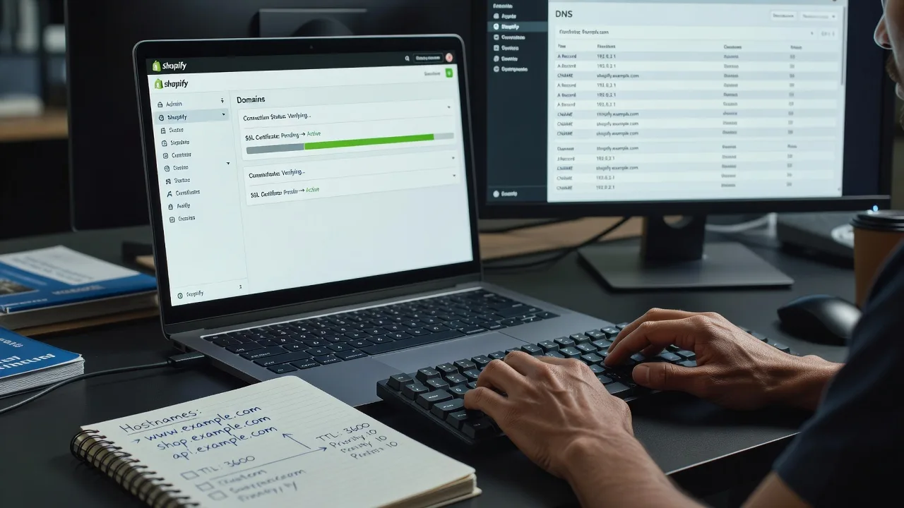 Shopify Domain Mapping & Custom DNS Records — Remote
