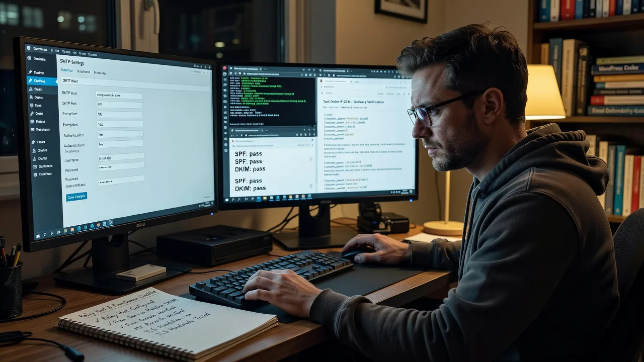 Fix WordPress Email Not Sending — Remote SMTP Setup