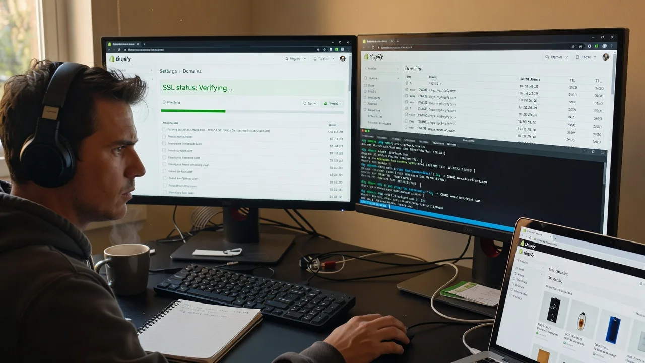 Shopify Domain Connection & SSL Pending Errors Fixed Remote